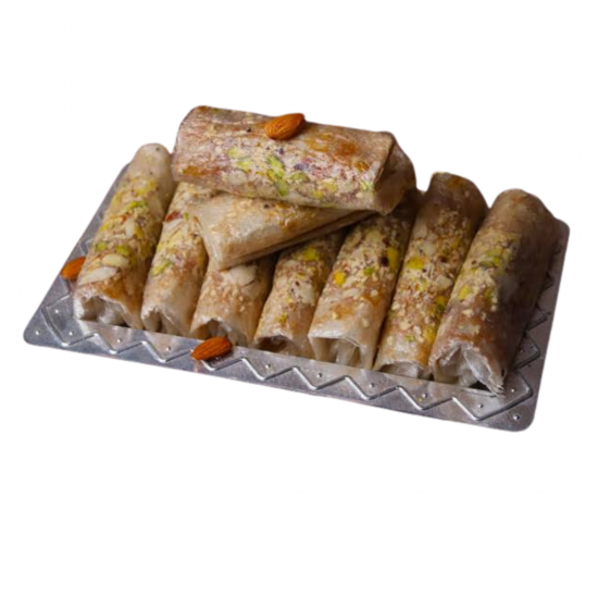 Bellam Dryfruit Putharekulu Small/బెల్లం డ్రైఫ్రూట్ పూతరేకులు చిన్నవి